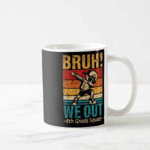 Mug Huitième année Dabbing Boy Bruh We Out 8th Grade S