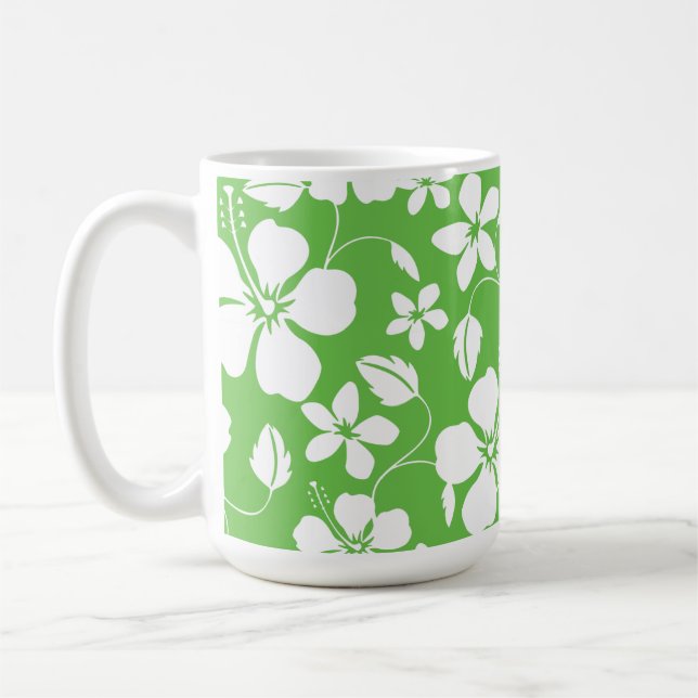 MUG HULA HAÏIENNE (HIBISCUS) LIME (Gauche)