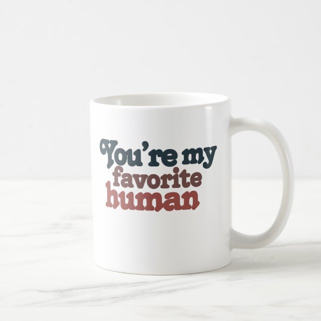 Mug Humain favori pour les valentines jour ou jour (Droite)