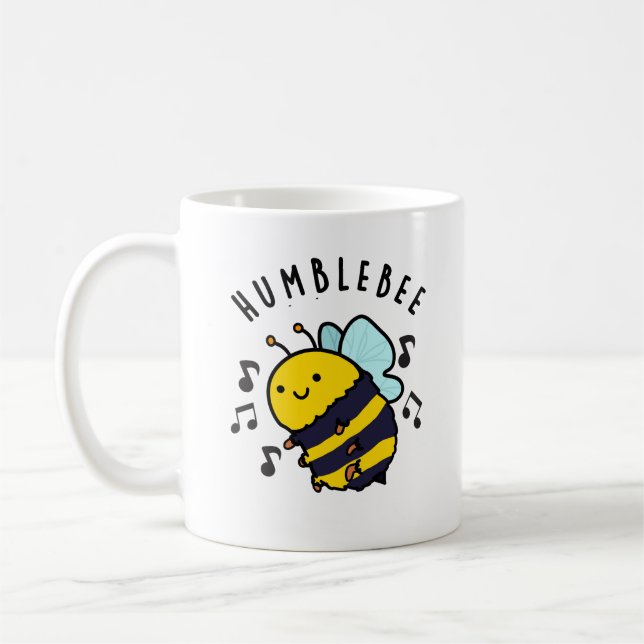 Mug Humble Bee Funny Bumblebee Pun (Gauche)