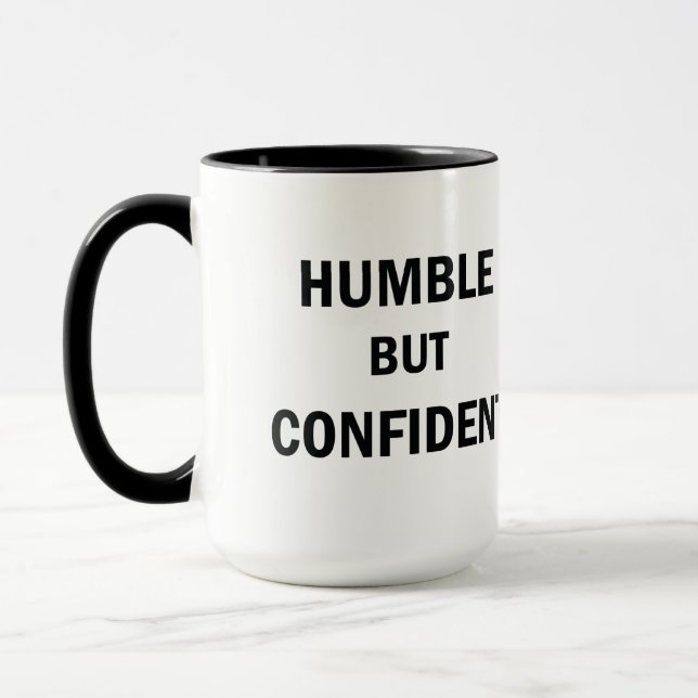 Mug Humble mais confiant (Gauche)