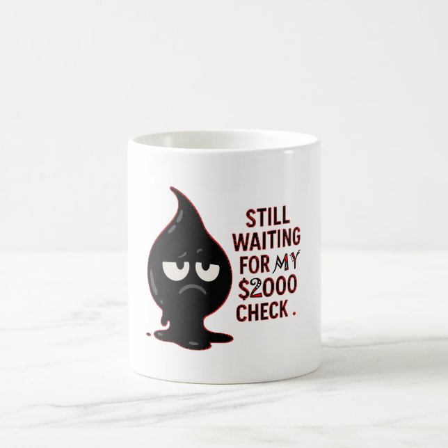 Mug Humeur du matin : Café d'abord, salaire plus tard (Centre)