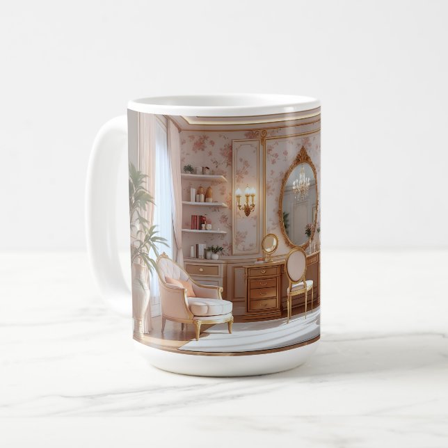 Mug Humeur Élégante et Intemporelle (Devant gauche)