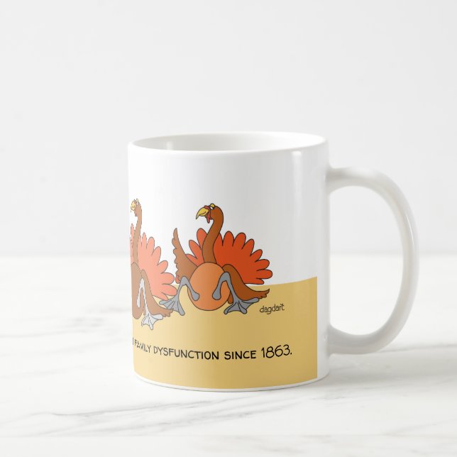Mug humoristique de Thanksgiving pour dinde (Droite)