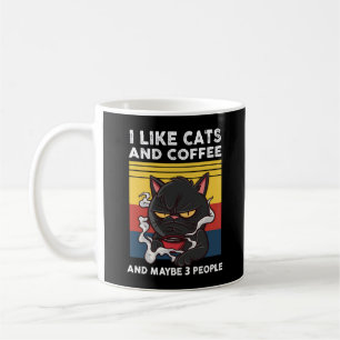 Mug Humoristique J'Aime Les Chats Et Café Et Peut-Être