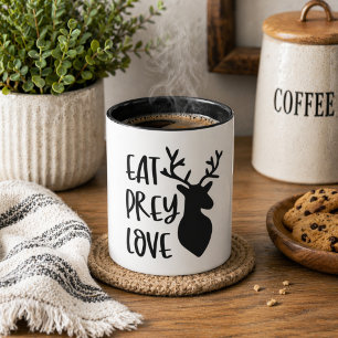 Mug Humoristique Manger Prey Love