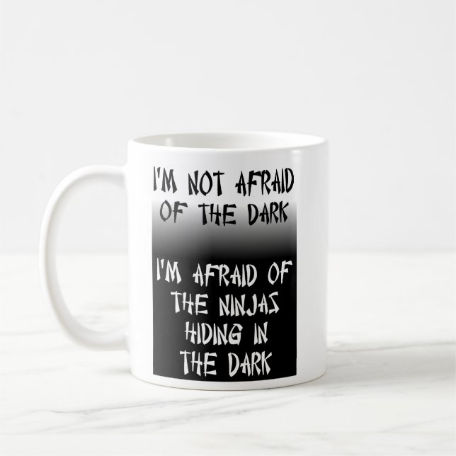 Mug Humoristique Ninjas qui se Cachent Humour (Gauche)