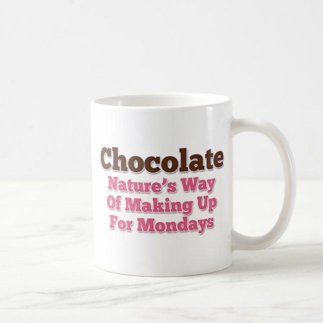Mug Humour au chocolat : (Droite)