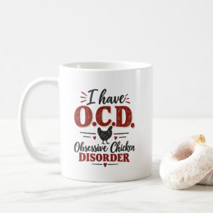 Mug Humour d'agriculteur drôle J'ai TOC Trouble obsess