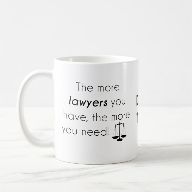 Mug Humour d'avocat (Gauche)