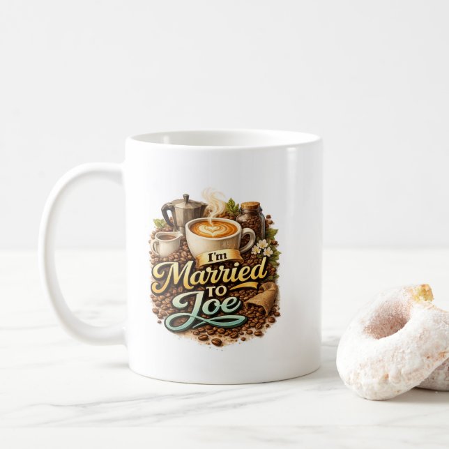 Mug Humour de Barista Amateur de Café (Avec donut)