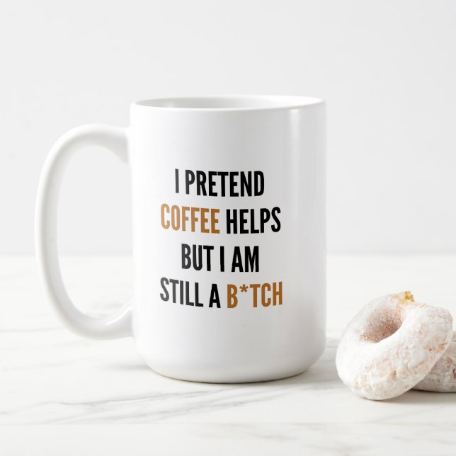 Mug Humour de bureau amusant (Avec donut)