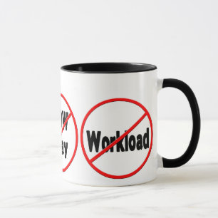 MUG HUMOUR DE BUREAU - ANTI/RÉUNIONS/FAIBLE RÉMUNÉRATI