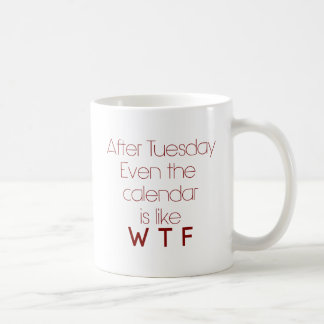 Mug Humour de bureau de WTF