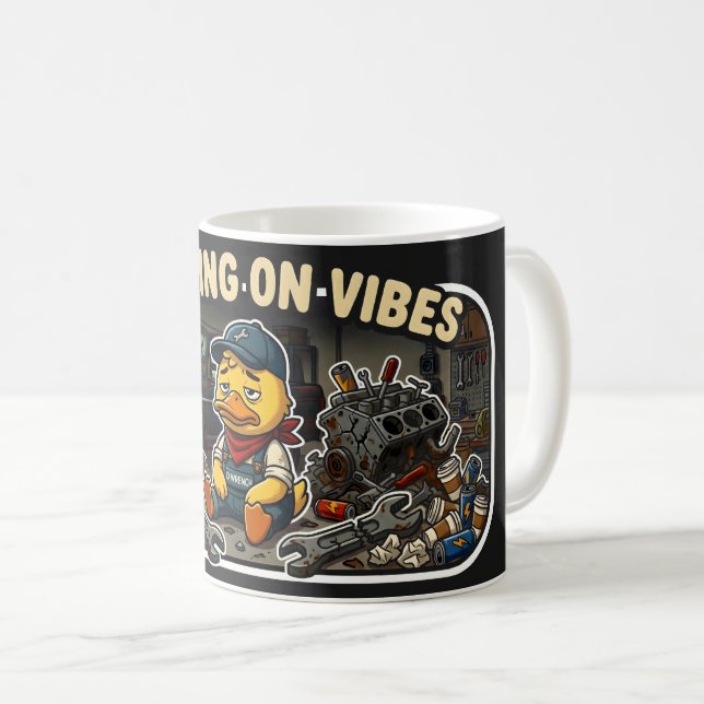 Mug humour de canard (Devant droit)
