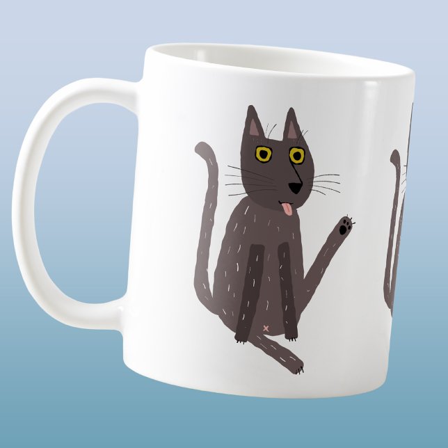 Mug Humour de chat drôle (Funny cat humor mug)