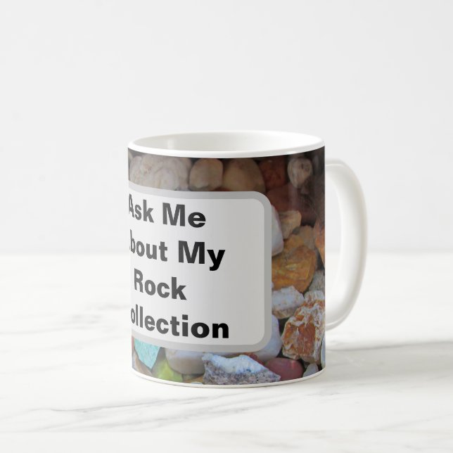 Mug Humour de Collectionneur Demandez-moi à propos de  (Devant droit)