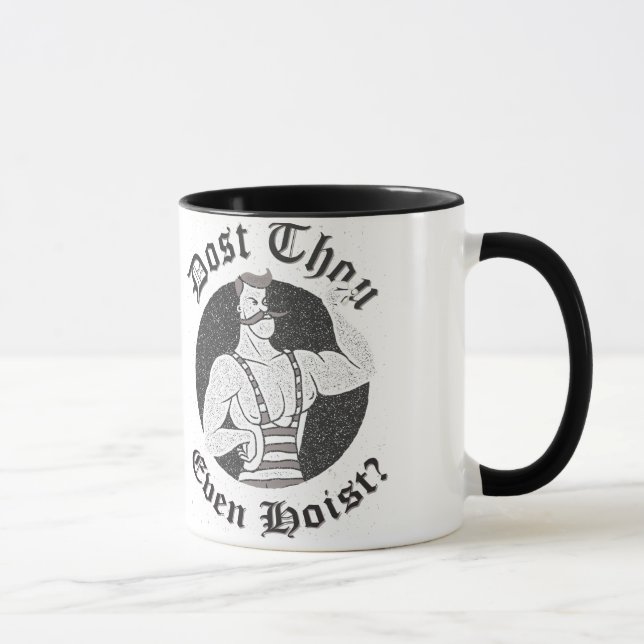 Mug Humour de gymnase - grue de mille de Dost même ? (Droite)