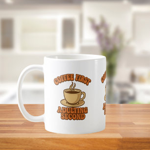 Mug Humour de la deuxième citation du café
