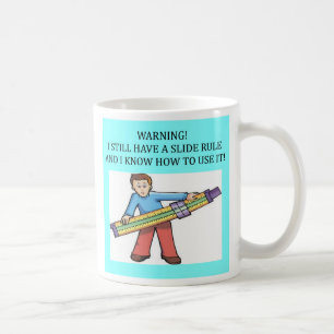Mug humour de maths de règle à calcul, humour de maths