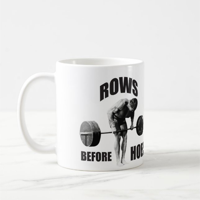 Mug humour de motivation "Body Building" (Gauche)