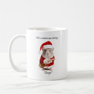 Mug Humour de Noël pas une créature remuait la souris
