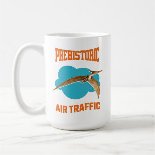 Mug Humour de pilote de trafic aérien préhistorique Pt