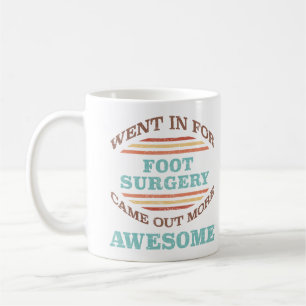 Mug Humour de récupération de la chirurgie des pieds