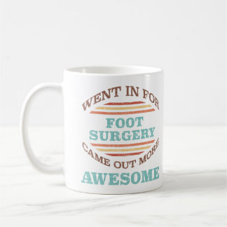 Mug Humour de récupération de la chirurgie des pieds