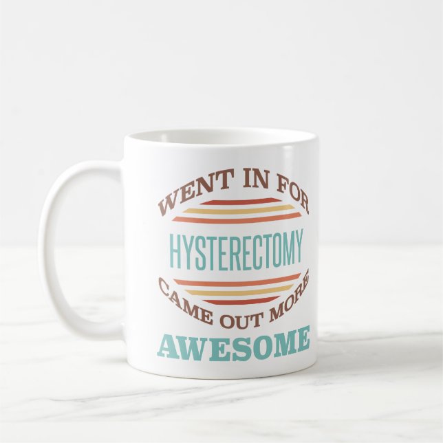 Mug Humour de rétablissement de l'hystérectomie (Gauche)