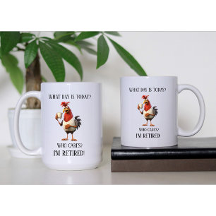 Mug Humour de retraite amusant Quel jour sommes-nous a