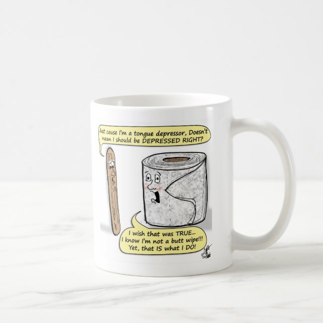Mug Humour de santé mentale - dépression de TP et (Droite)
