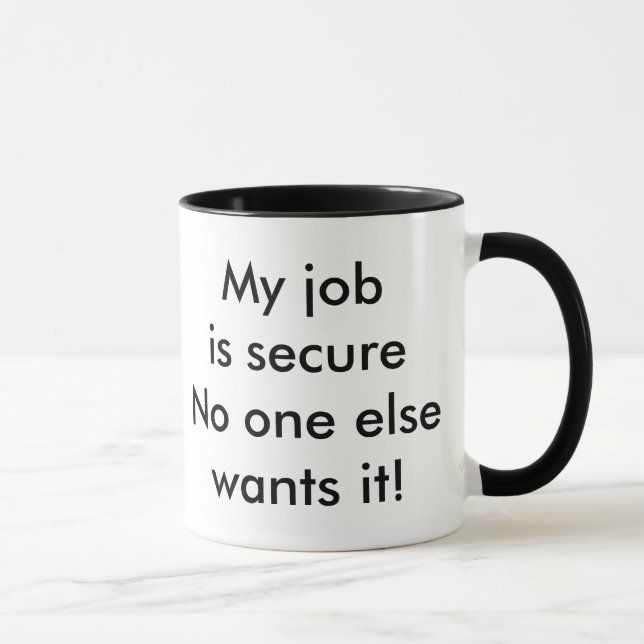 Mug humour de travail (Droite)