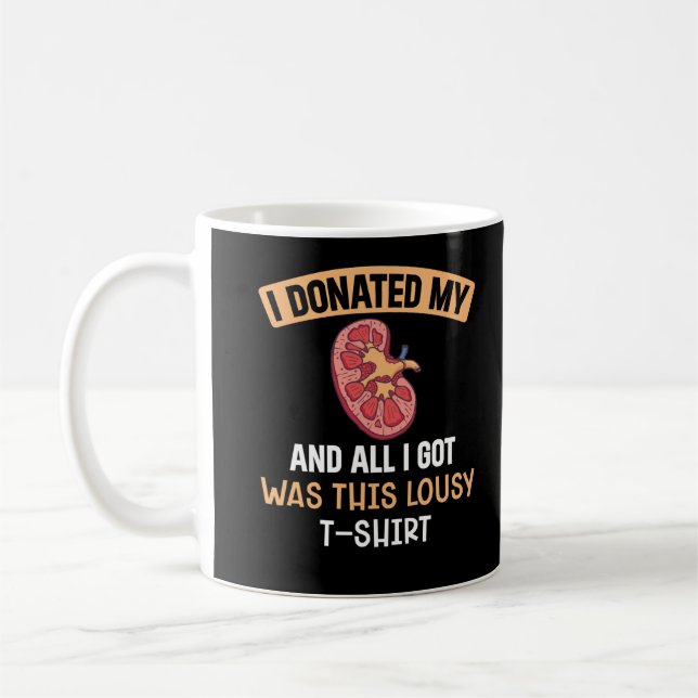 Mug Humour des organes de transplantation de rein Funn (Gauche)
