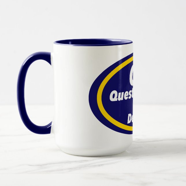 Mug Humour d'infirmière : QID Impression de nouveauté (Gauche)