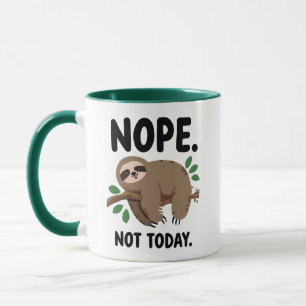 Mug Humour d'introverti drôle avec un paresseux paress