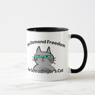 Mug Humour drôle de geek du chat de Schrodinger