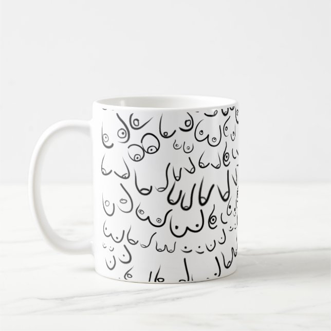 Mug humour drôle motif (Gauche)