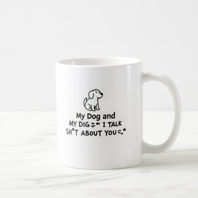 Mug Humour du chien (Droite)