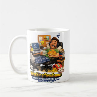 Mug Humour du télétravail
