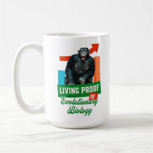 Mug Humour Évolutionnaire Biologie Chimpanzé Drôle