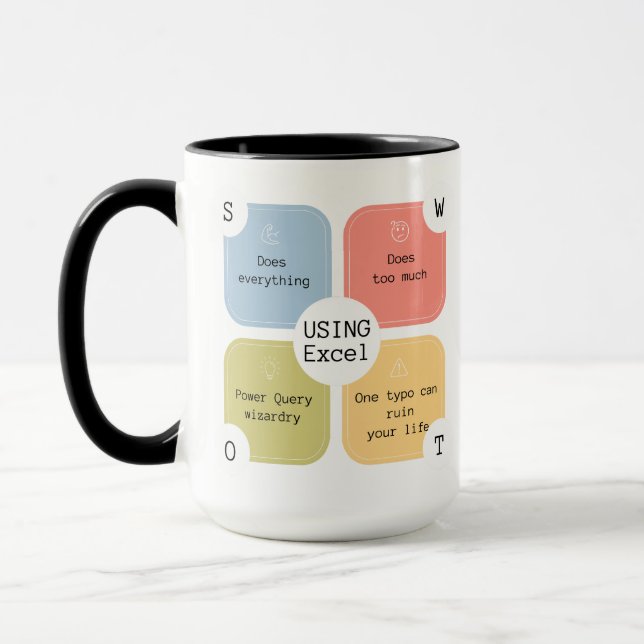 Mug Humour Excel | Assistant Pour Excel | Feuille de c (Gauche)