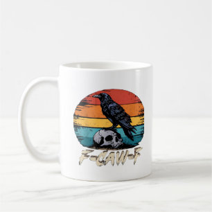 Mug Humour F-Caw-F Gothique Drôle Corbeau Essentiel Ré