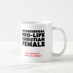 Mug Humour Féminin Chrétien Pro-vie Offensant