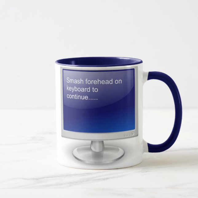 Mug Humour II d'ordinateur (Droite)