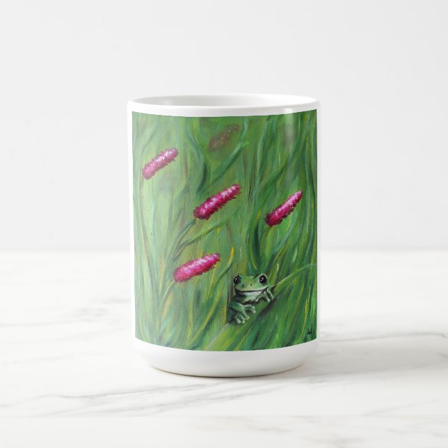 Mug Humour magique grenouille Aquarelle Froggy (Centre)