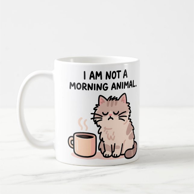 Mug Humour Matinal de Grumpy Cat (Gauche)