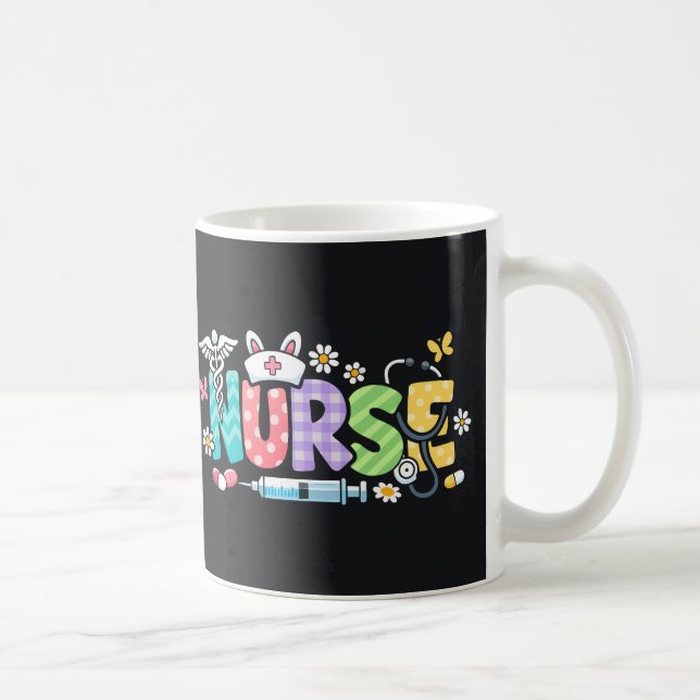 Mug Humour Médical Infirmière de Pâques Mignon (Droite)