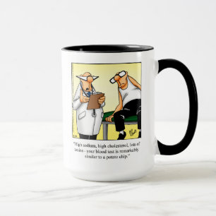 Mug Humour Médicale "Chip de pommes de terre"