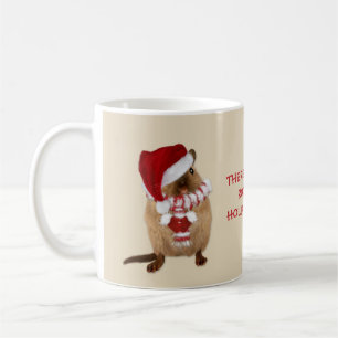 Mug Humour mignon de sucrerie de vacances de gerbille